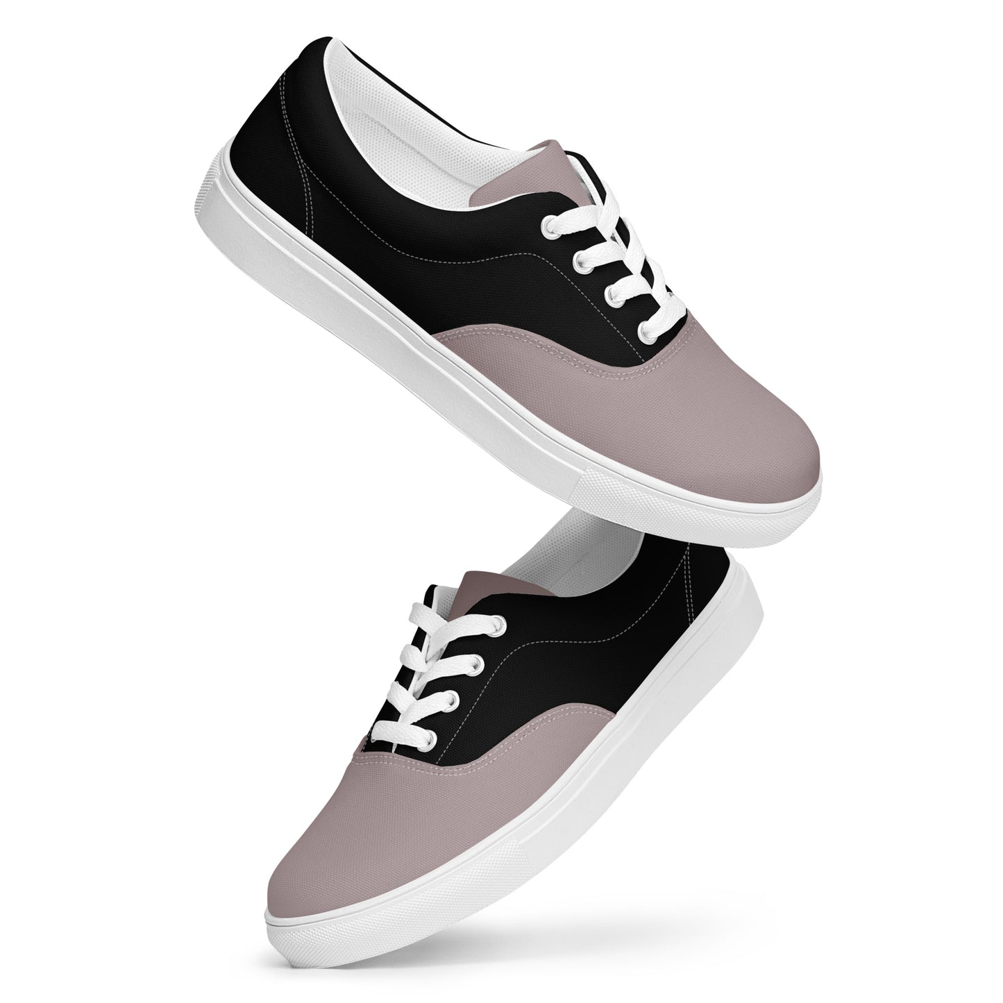 Black & Pink 954 Signature Men’s lace-up canvas shoes