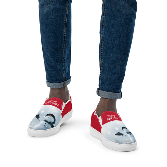 Men’s Snowman 954 slip-on canvas shoes