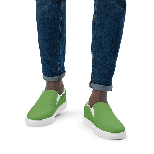 Green 954 Men’s slip-on canvas shoes