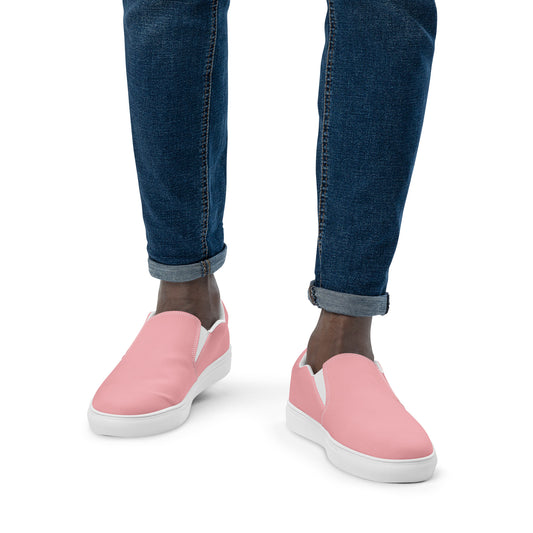 Pink 954 Men’s slip-on canvas shoes