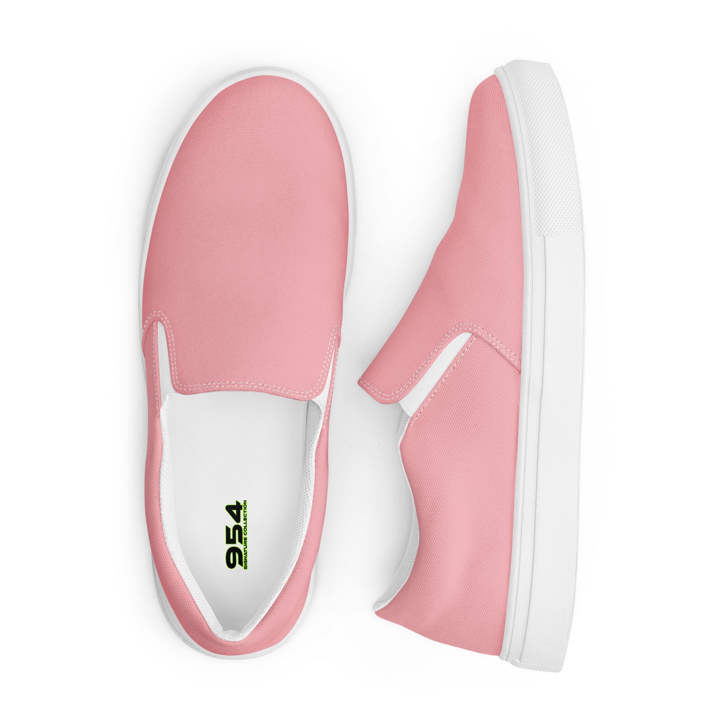 Pink 954 Men’s slip-on canvas shoes