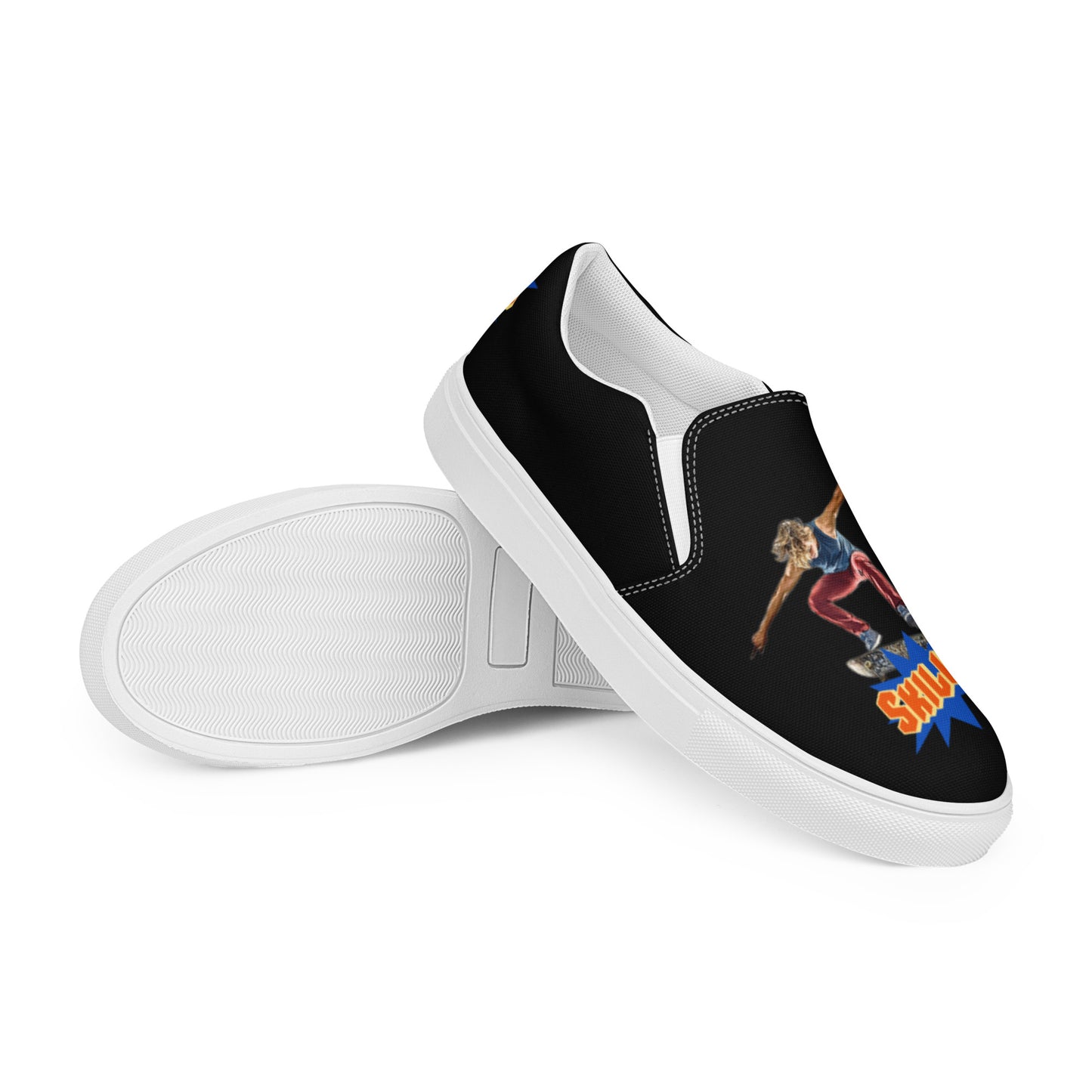 SKILLS Skateboard 954 Signature Men’s slip-on canvas shoes