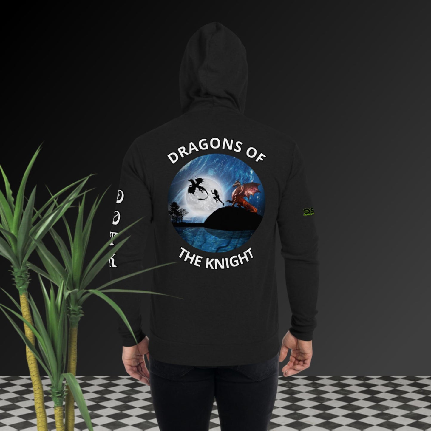 Dragons of the Knight 954 Unisex zip hoodie