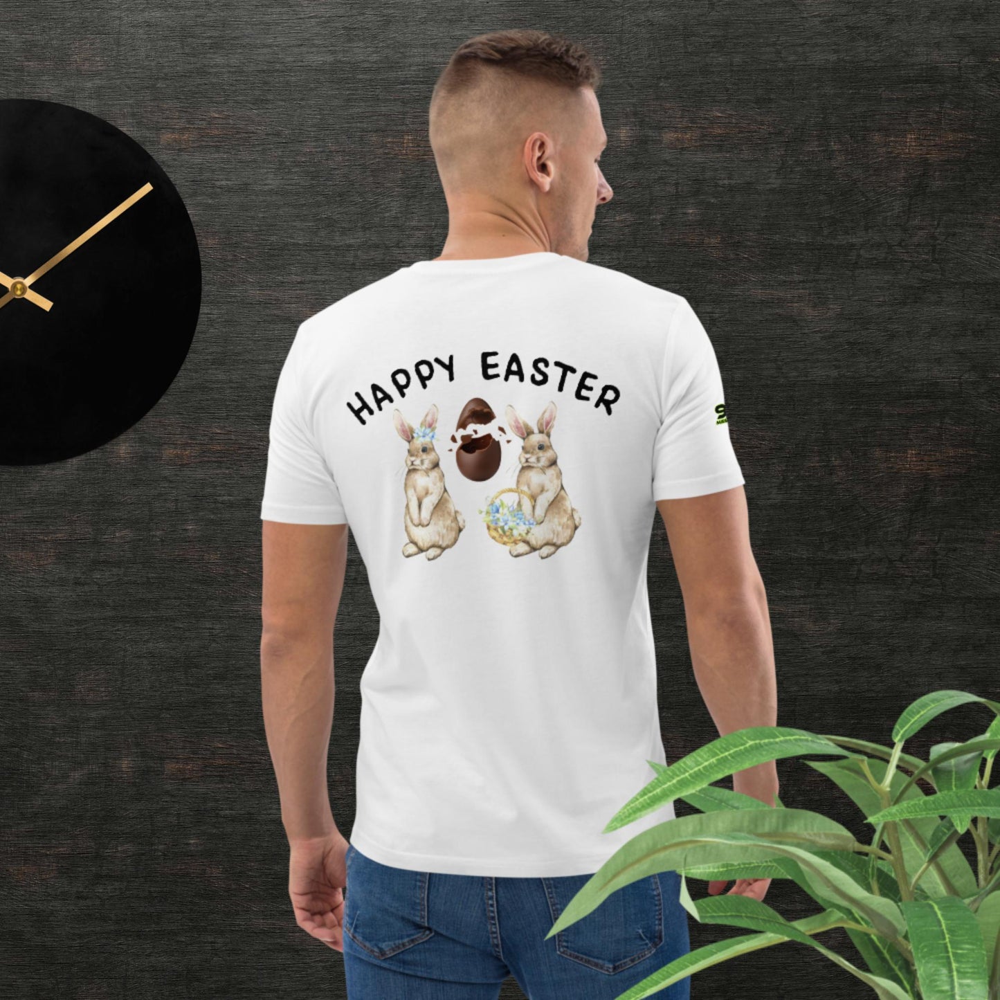 Happy Easter VI 954 Unisex organic cotton t-shirt