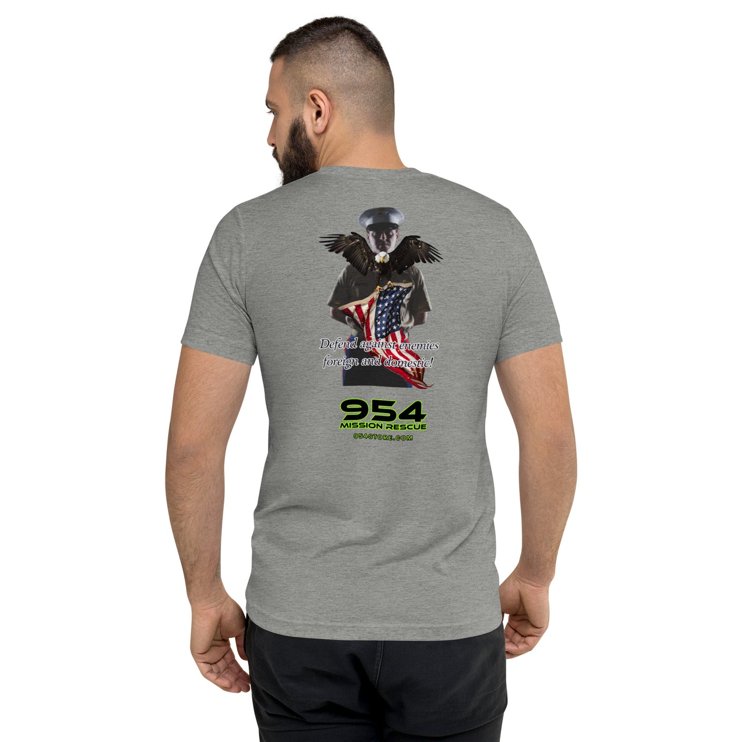 America 1st Marine 954 Short sleeve t-shirt