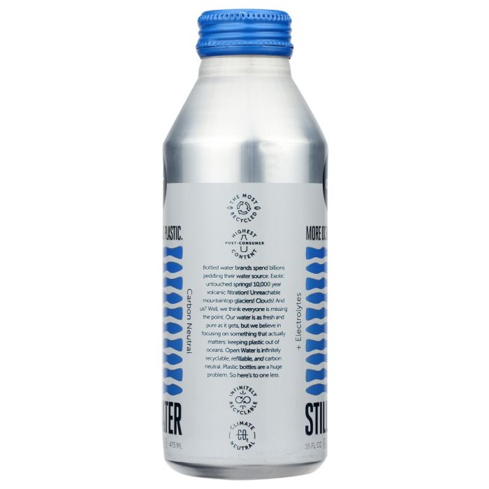 OPEN WATER: Still Water Aluminum Bottle, 16 oz