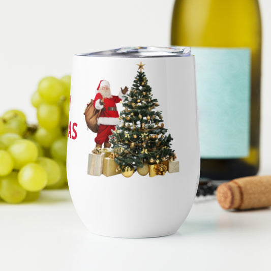 954 Merry Christmas Wine tumbler