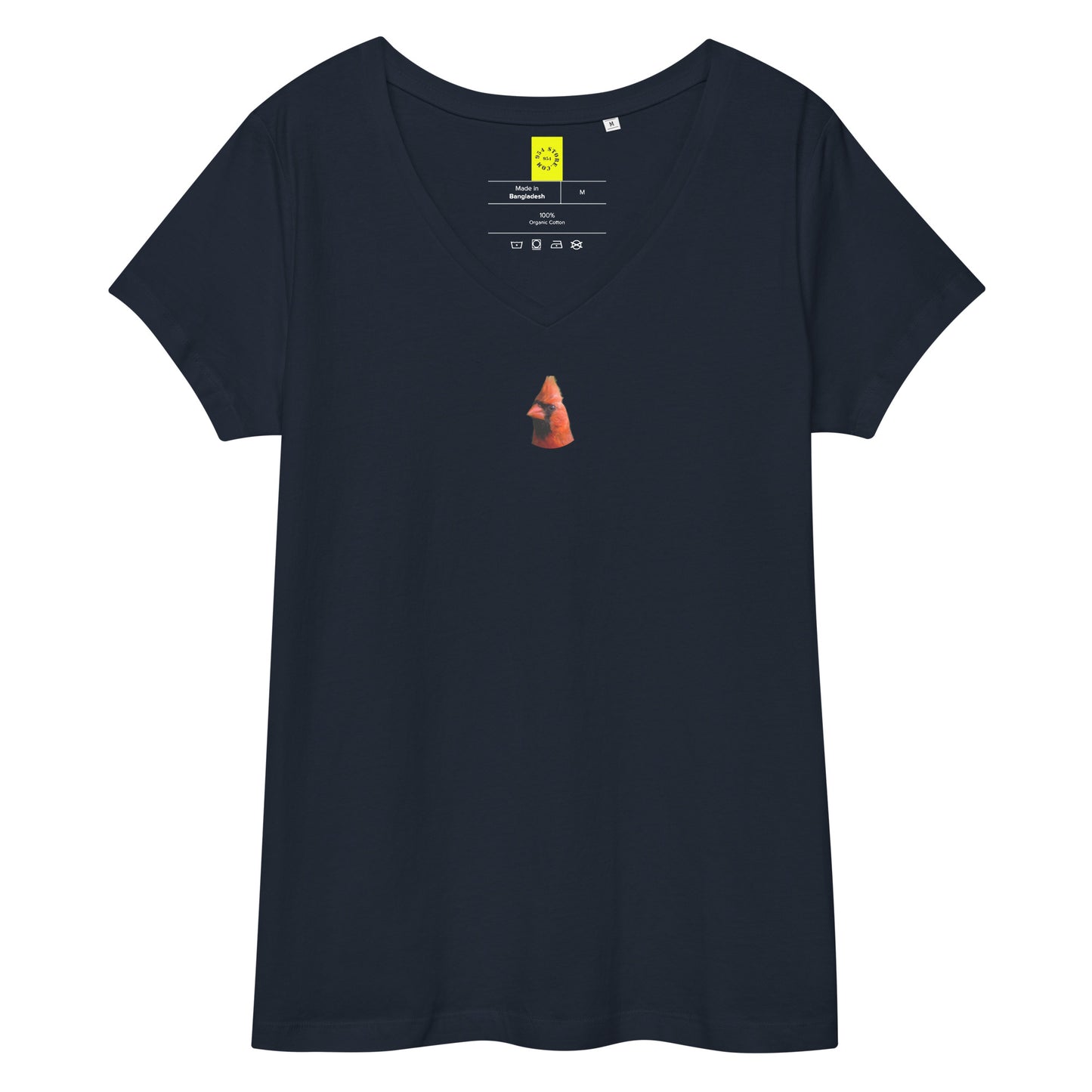 Norther Cardinal Women’s fitted v-neck t-shirt
